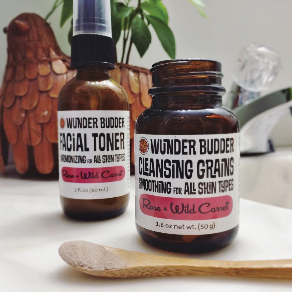 Cleansing Grains with Rose + Wild Carrot Cleansing Grains Wunder Budder 