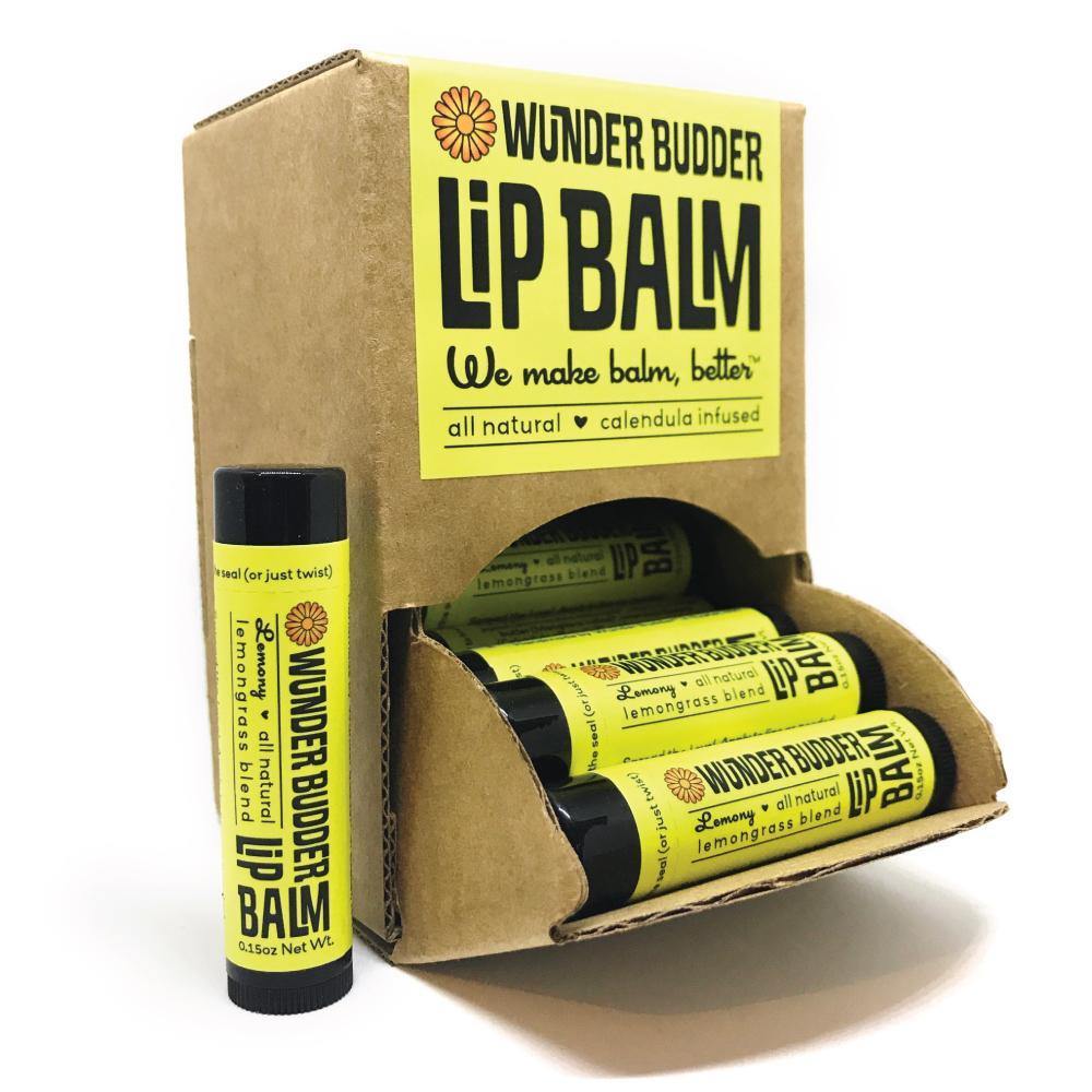 Lemony Lip Balm - 24ct Lip Balm Wunder Budder 